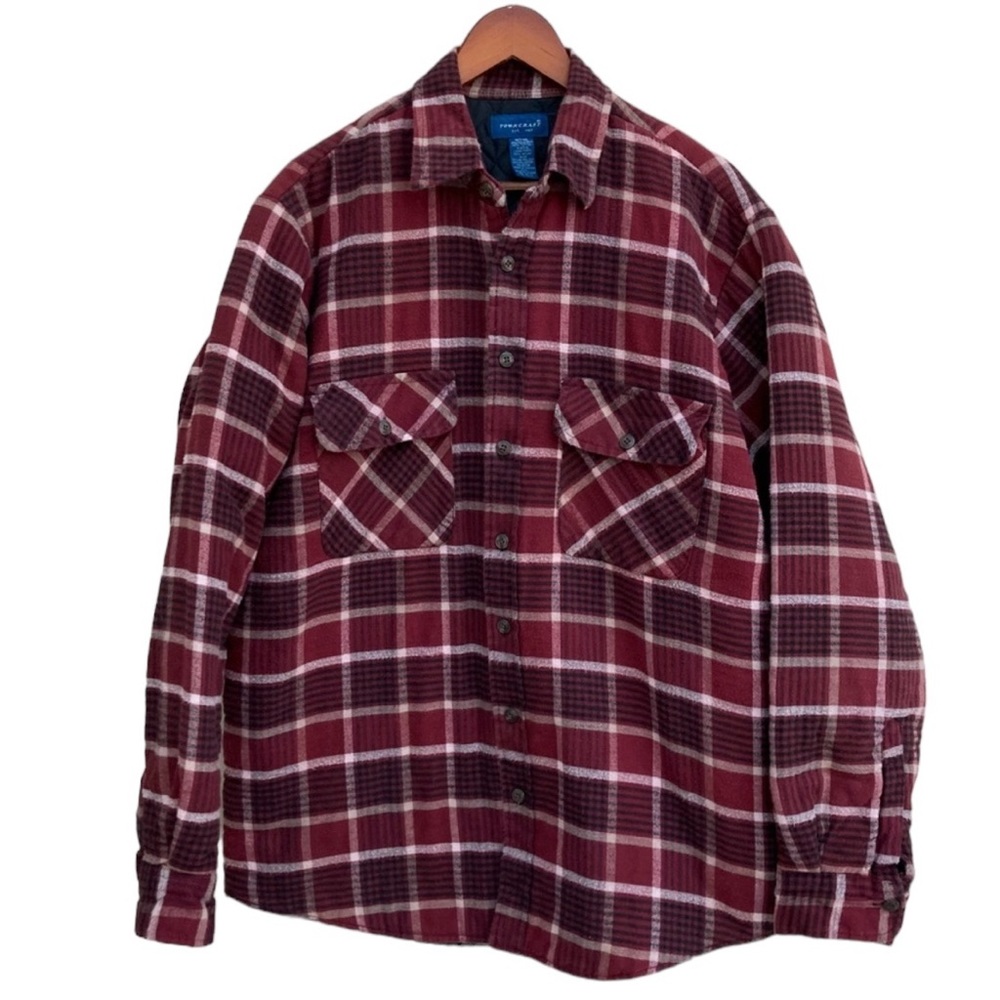 Towncraft Flannel Quilted Shackett ML